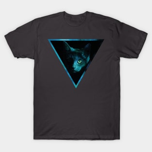 Cosmic Triangle Cat T-Shirt